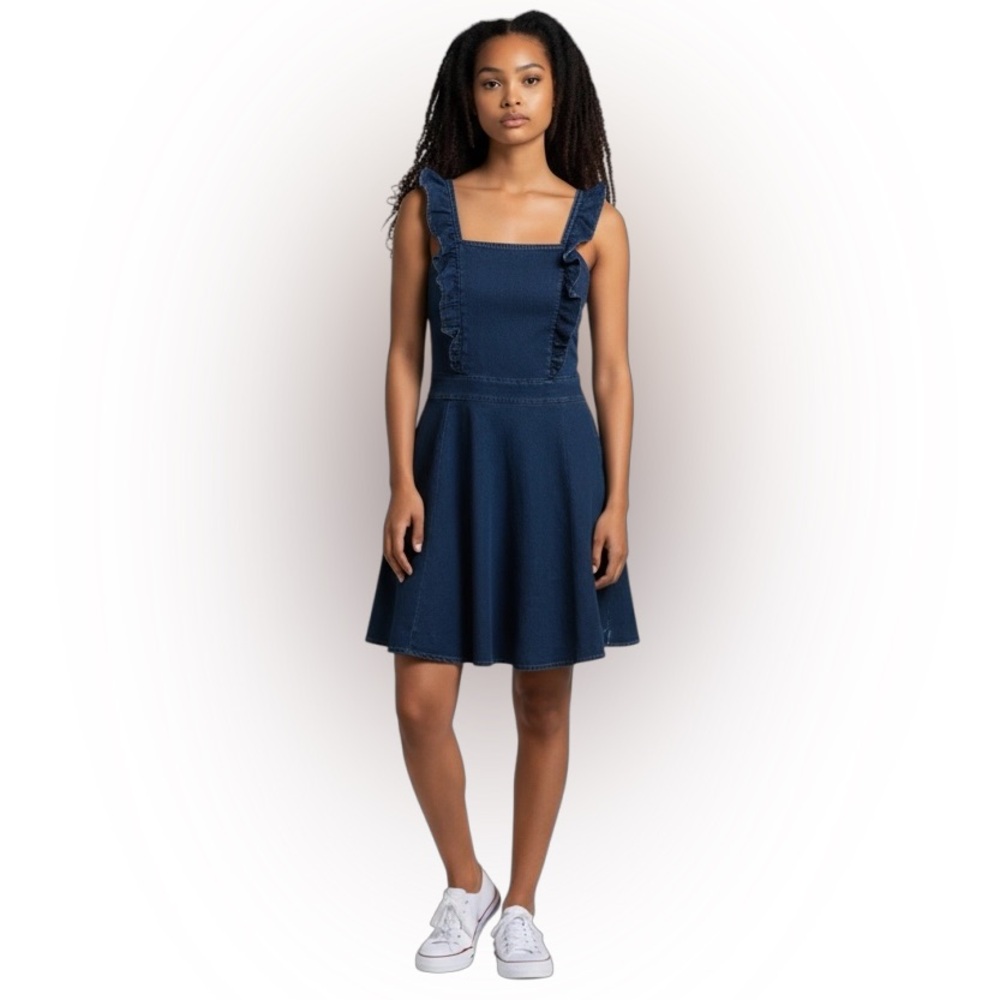 Elegant Navy Midi Dress